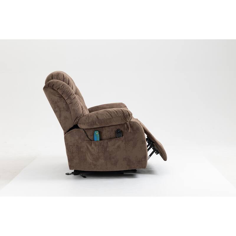 Power Lift Recliner Chair with Massage & Heating, Ergonomic Lounge Sofa Chair, Electric Massage Chair with USB Port