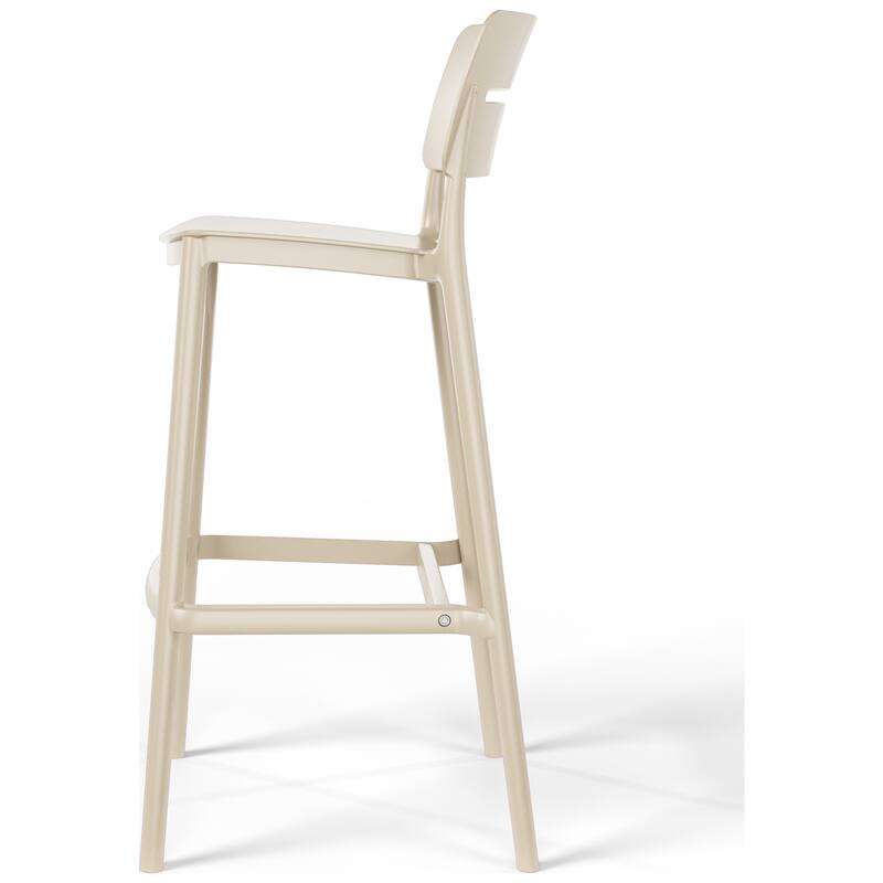 Frond and Form 29.5 Inch Outdoor Bar Stool (Set of 2)