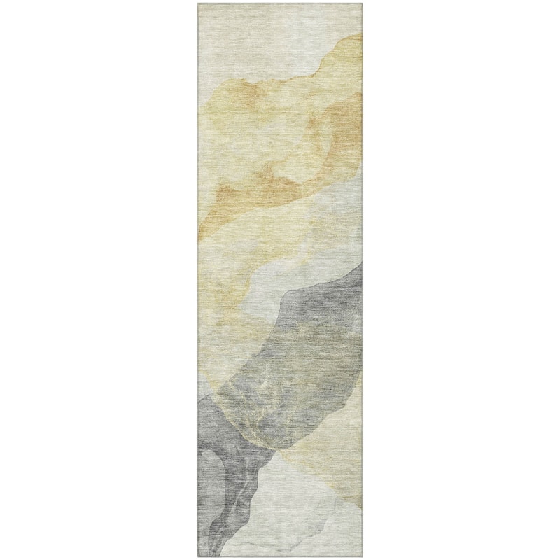 Premium Washable Super Soft Contemporary Fizal Mayfield Rug