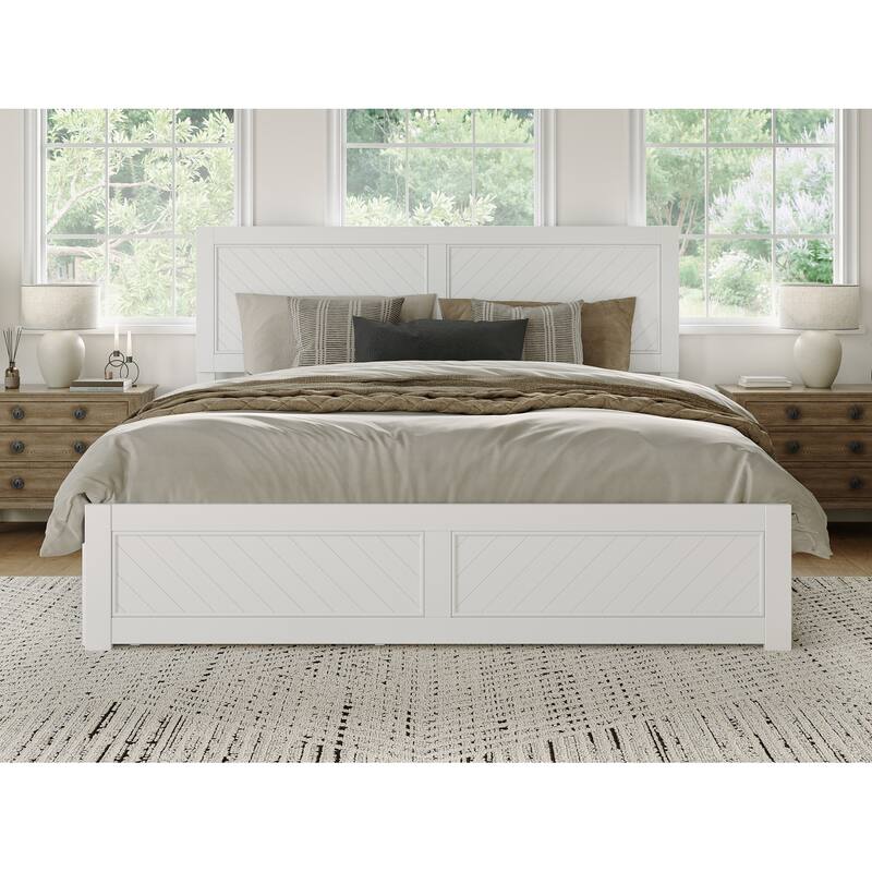 AFI, Canyon Platform Bed with Matching Footboard & Trundle