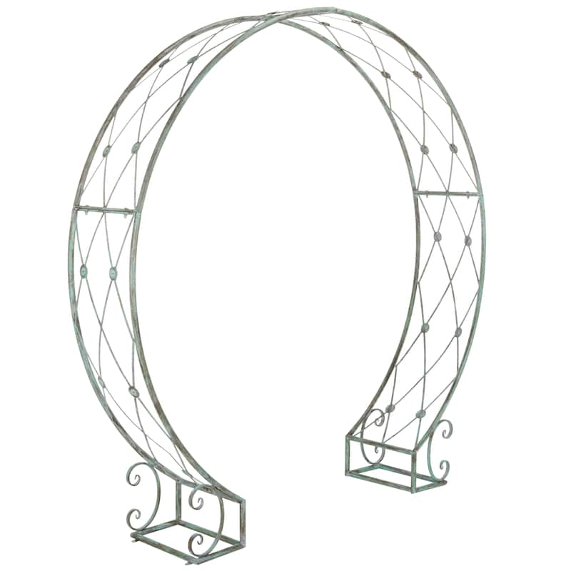 SAFAVIEH Outdoor Melanya 83" Moon Gateway