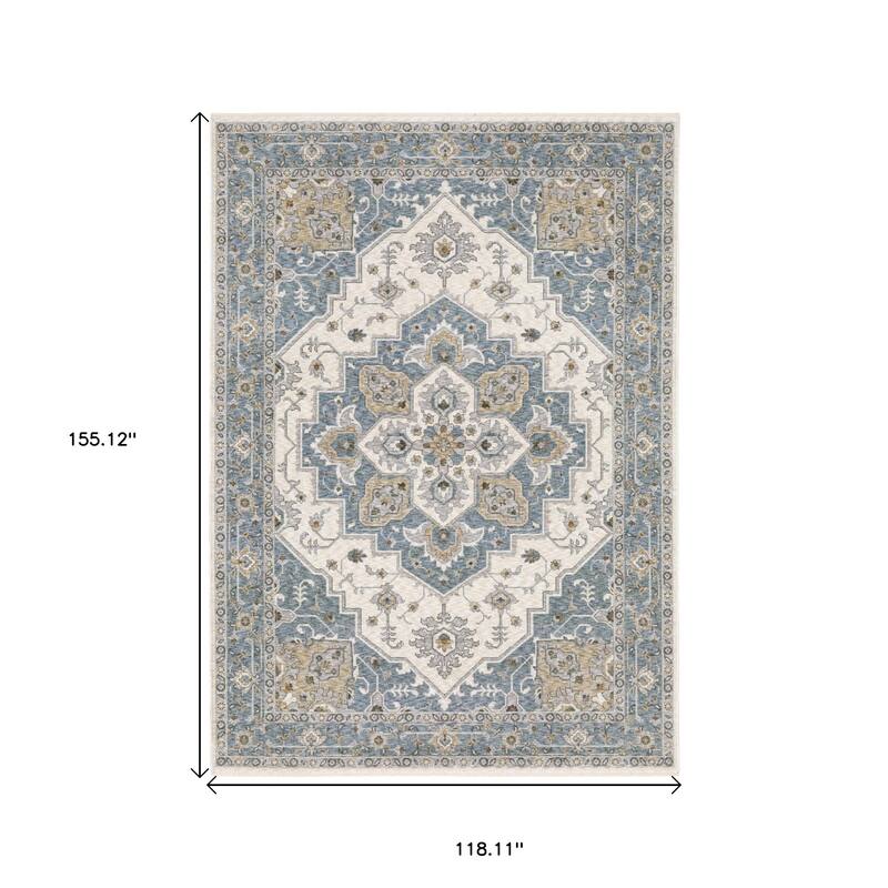 HomeRootsMedallion Traditional Runner Area Rug