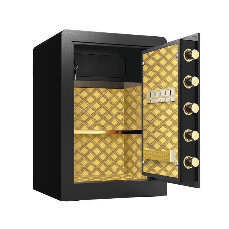 Large Electronic Digital Security Safe 3.0 Cubic Feet Safe Box with Private Inner Cabinet for Home,Office and Hotel