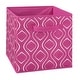 preview thumbnail 35 of 115, ClosetMaid Cubeicals 11-inch Fabric Drawer Fuchsia Diamond