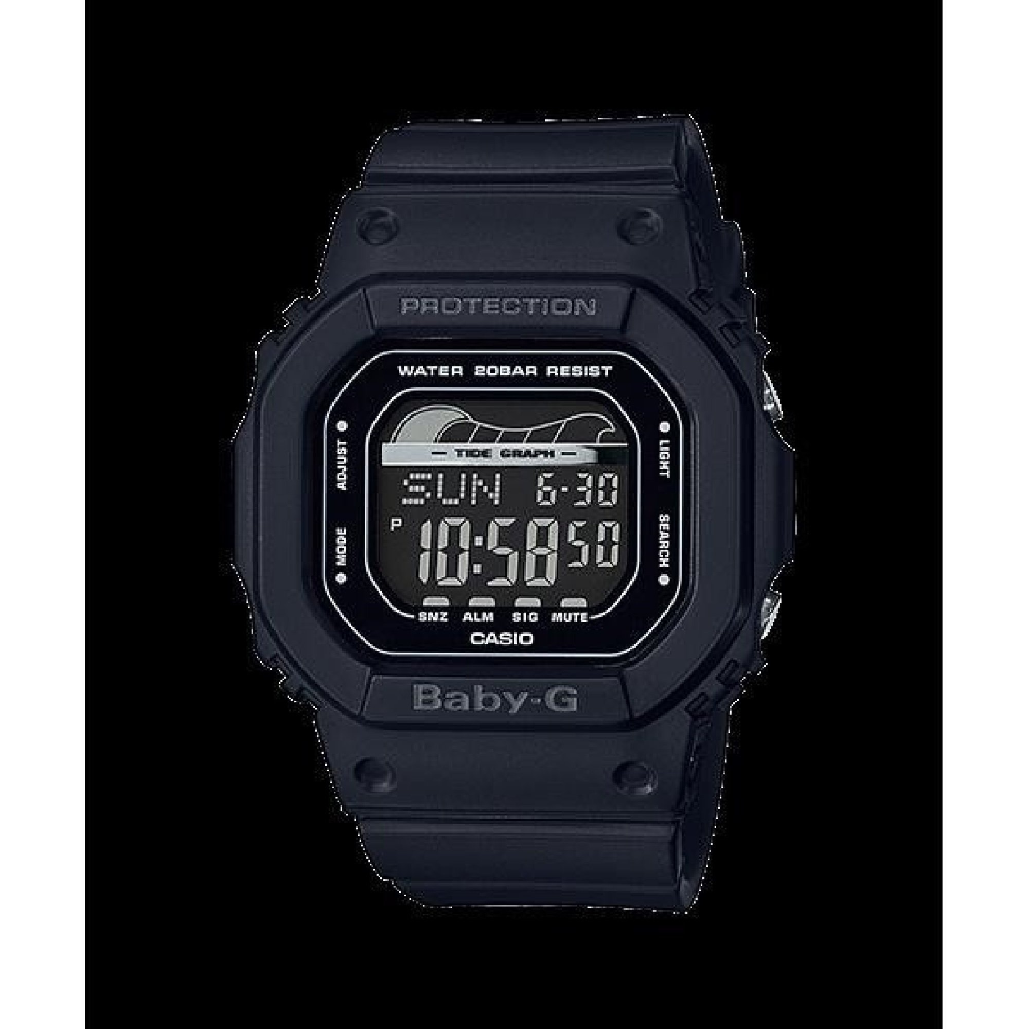 baby g silver watch