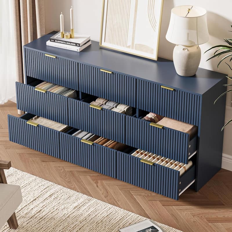 9-Drawer Dresser 63" W