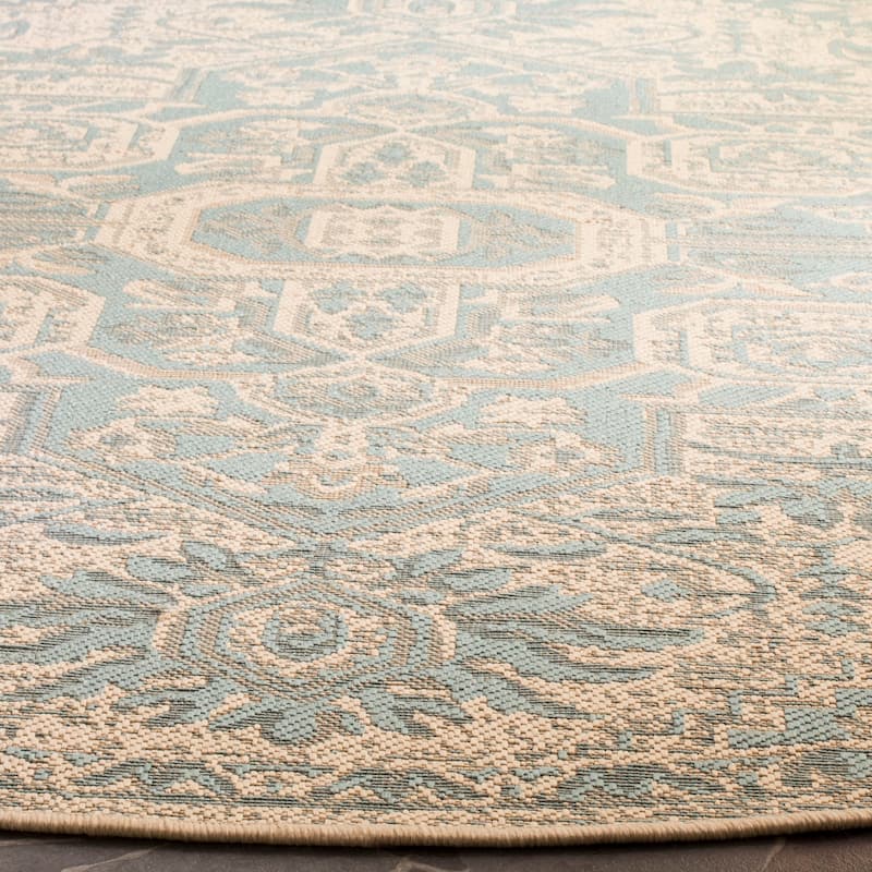 SAFAVIEH Linden Ludmyla Indoor/ Outdoor Waterproof Patio Backyard Rug