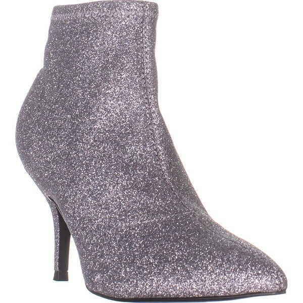 nine west silver boots
