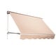 preview thumbnail 1 of 7, Outsunny 6' Drop Arm Manual Retractable Patio Sun Window Awning with UV & Sun Protection & Included Hardware, Cream Cream