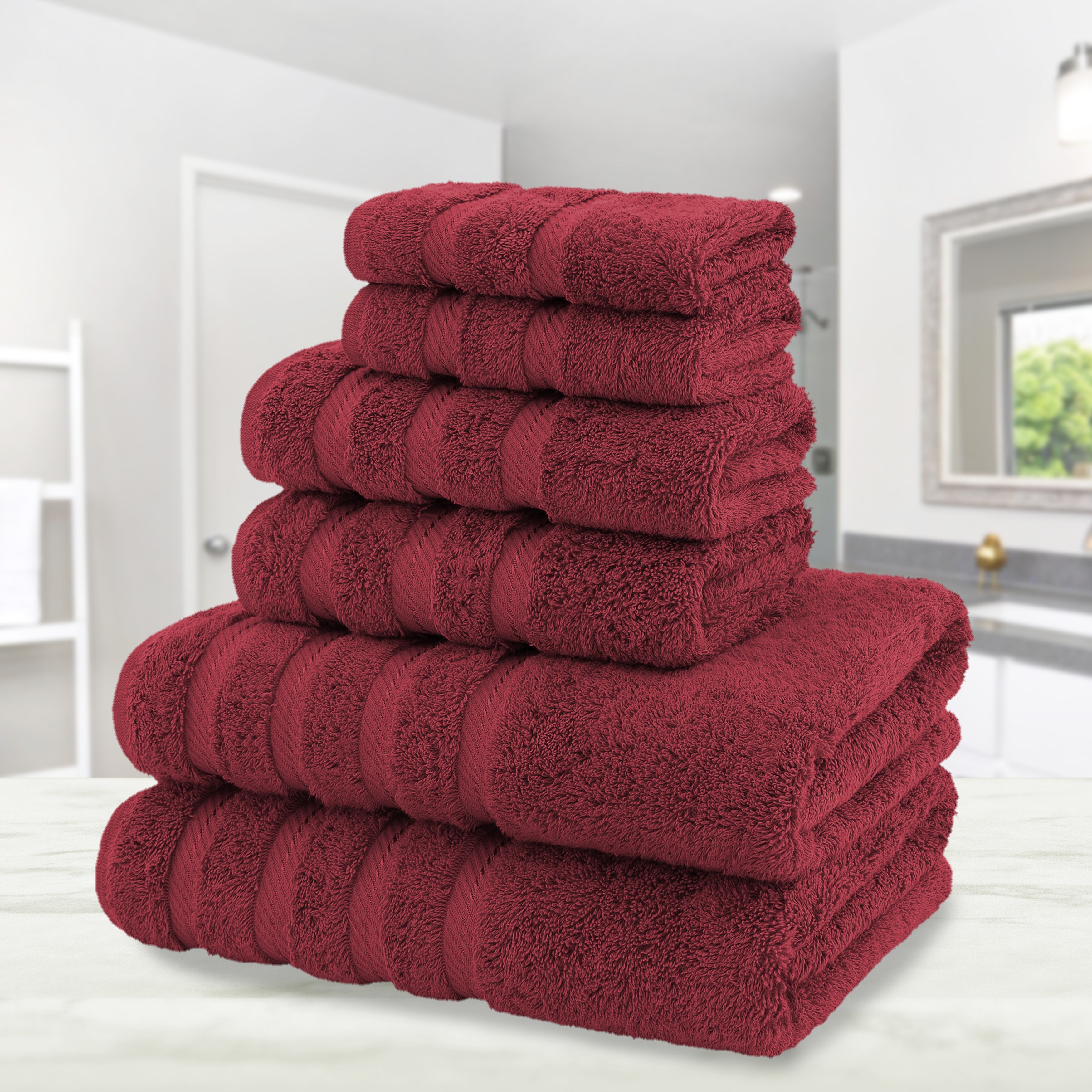 American Soft Linen 6-pc. Turkish Cotton Towel Set - On Sale
