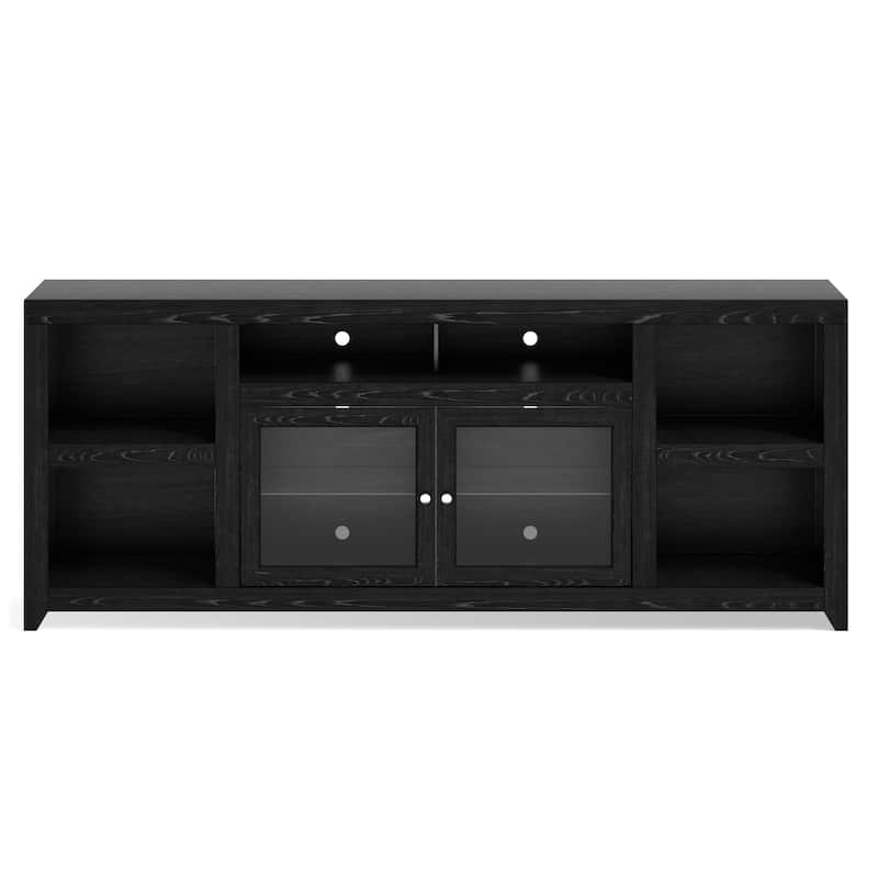Bridgevine Home Skyline 75 inch TV Stand for TVs up to 90 inches, No Assembly Required