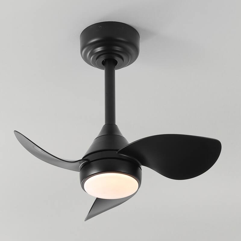 22" Smart LED Ceiling Fan, 6-Speed, Dimmable, App & Remote Control