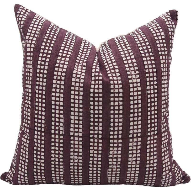 Fabdivine Cotton Boho Block print pillow Cover - Pillow Covers - 14" x 36"