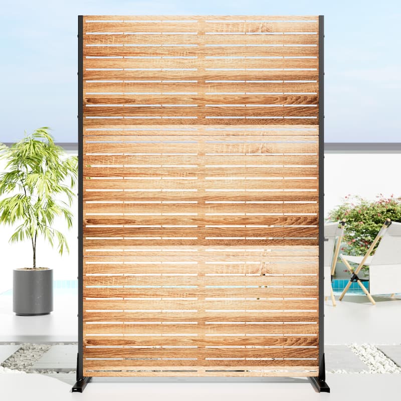 Outdoor Metal Privacy Screen Fence Panel