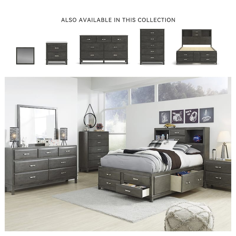 Signature Design By Ashley Caitbrook Weathered Gray 7-Drawer Dresser
