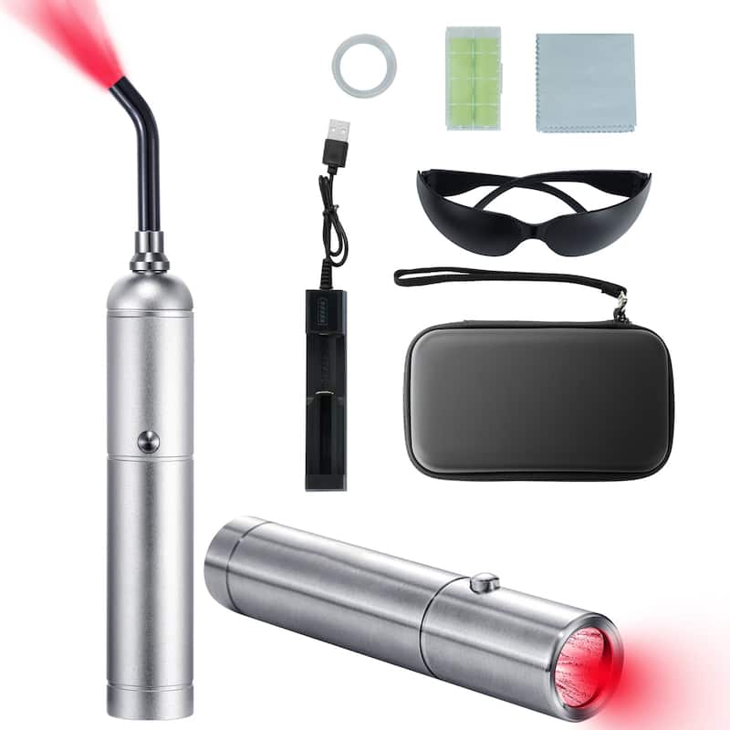 Red Light Therapy Wand for Pain Relief,Face, Neck - 5 pieces Multi-function type 5 sections