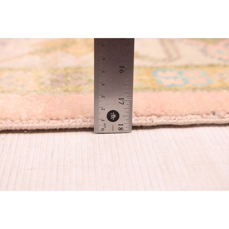 ECARPETGALLERY Hand-knotted Modern Oushak Pink Wool Rug - 10'3 x 14'3