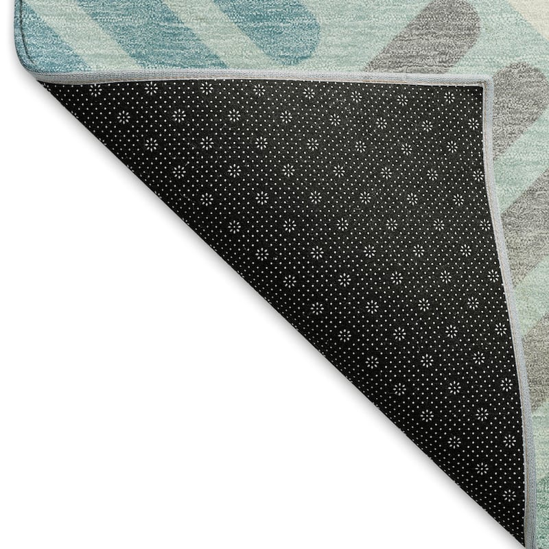 Machine Washable Indoor/ Outdoor Modern Weave Chantille Rug