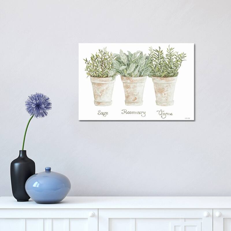 iCanvas "Herb Trio" by Cindy Jacobs Canvas Print - 12x18x1.5