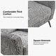 preview thumbnail 22 of 22, Silas Modern Armchair with Metal Legs by HULALA HOME