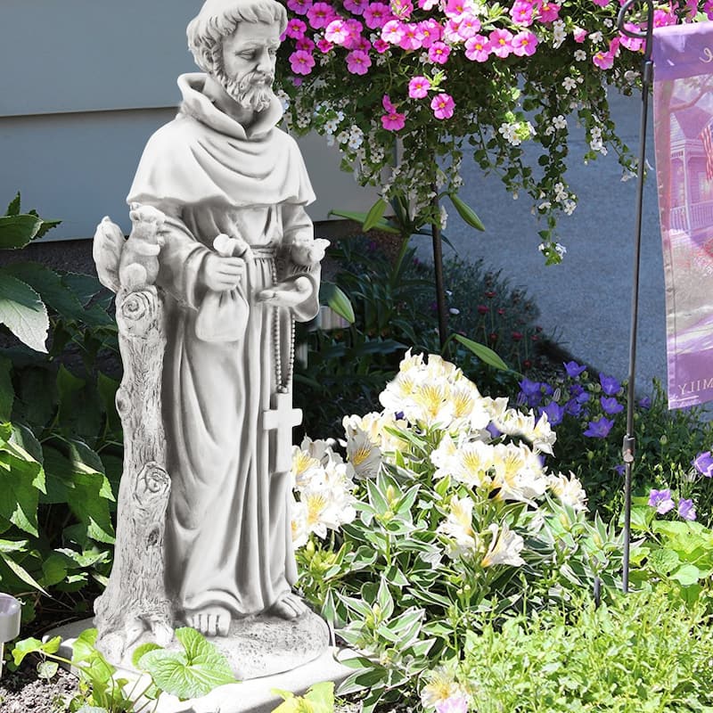 Outdoor Religious Sculpture, Garden Decor, Waterproof Sculpture, Suitable for Courtyard, Front porch, Patio