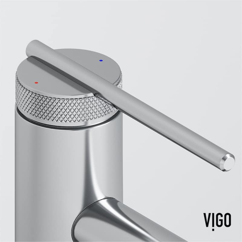 VIGO Sterling 7" H Single Handle Single Hole Bathroom Faucet