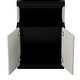 preview thumbnail 16 of 16, Full Size Murphy Bed wDesk and Storage Shelves & Cabinets, Black White