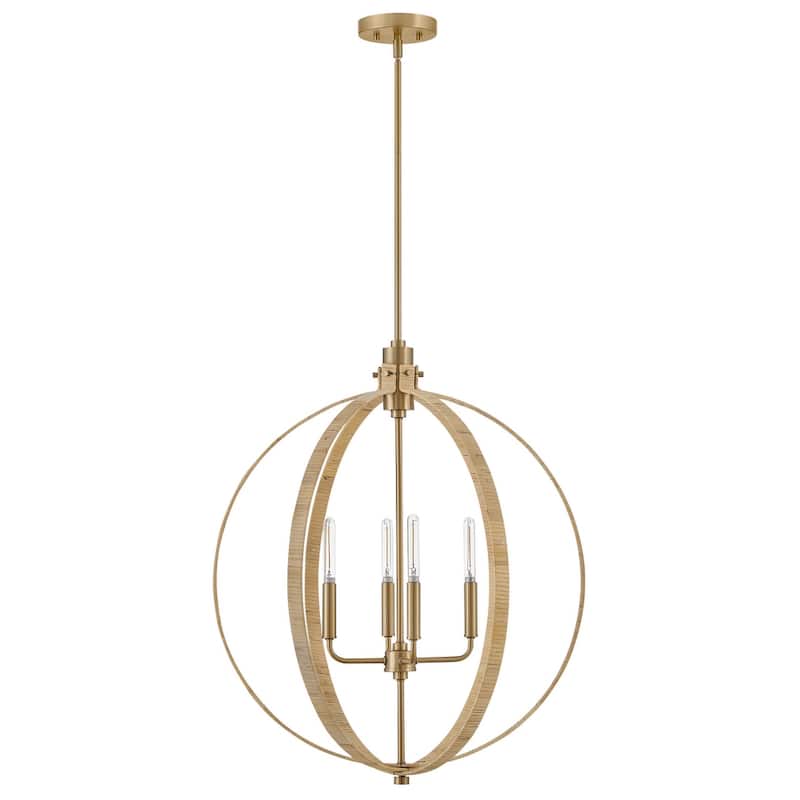 Lark 83554-BAM Fallon 4 Light 24" Wide Pendant