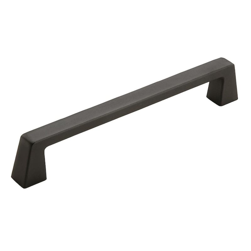 Amerock Blackrock Kitchen Cabinet Pull - 6-5/16 in Center to Center - Black Bronze