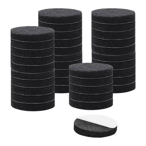 Felt Pads,50 Pieces Furniture Pads Self Adhesive Round Furniture Feet  Protectors for Hardwood & Laminate Flooring(Black)