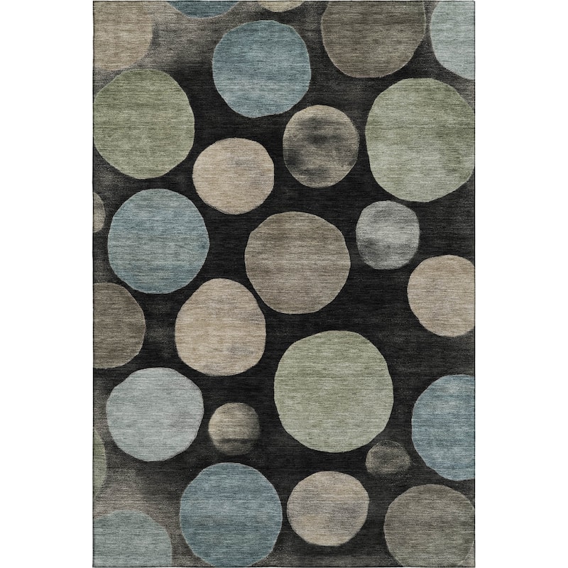 Premium Washable Super Soft Modern Bubbles Mayfield Rug