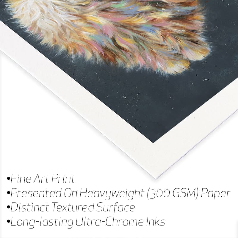 Patapoufette Fine Art Paper Print by Kim Haskins - Multi - 32x24