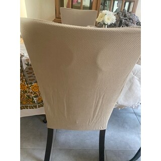 Shop Sure Fit Stretch Pique Short Dining Room Chair Cover On