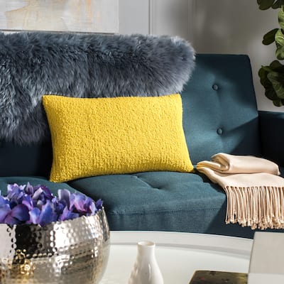 SAFAVIEH Soleil Besa Indoor/ Outdoor 12-inch x 20-inch Throw Pillow (Set of 2)
