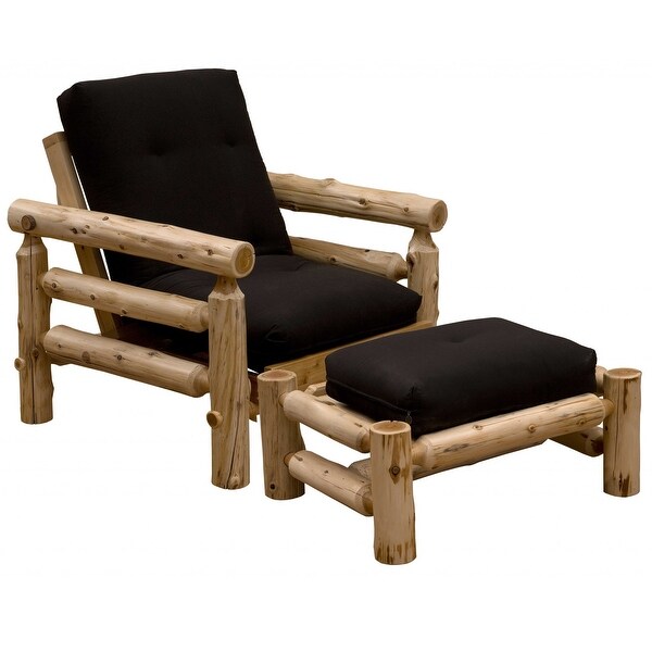 Futon chair top with ottoman
