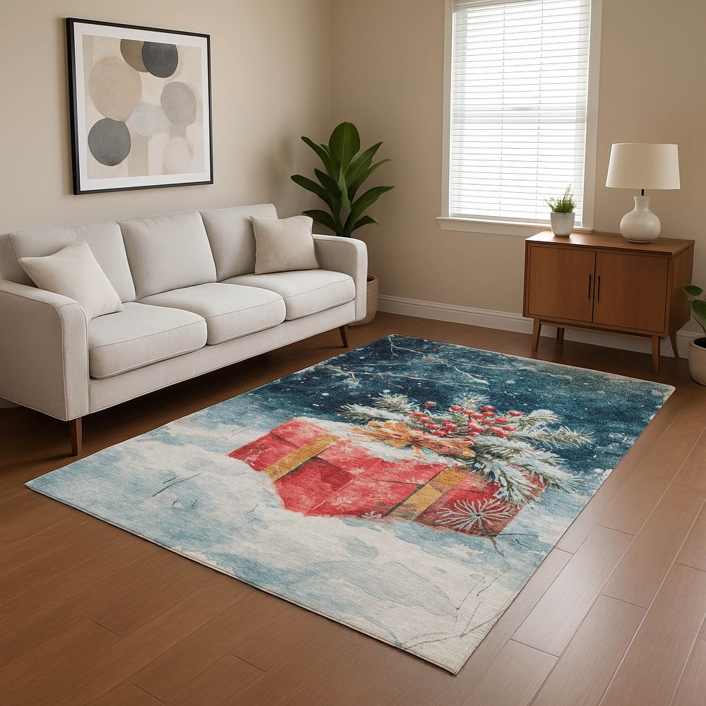 Premium Washable Super Soft Christmas Presents Mayfield Rug