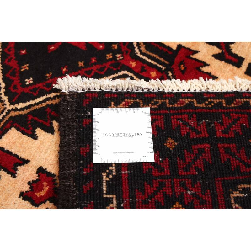 ECARPETGALLERY Hand-knotted Teimani Ivory Wool Rug - 3'7 x 5'11