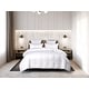 preview thumbnail 3 of 6, Hotel Grand 350 Thread Count Damask White Goose Down Blend Comforter