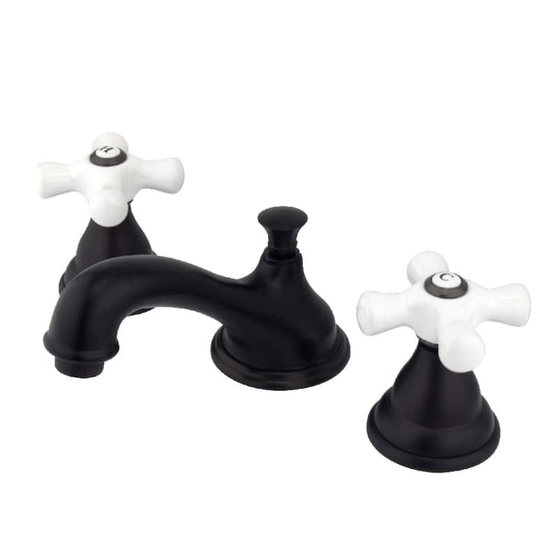 Kingston Brass Royale Widespread Bathroom Faucet with Pop-Up Drain - Oil Rubbed Bronze