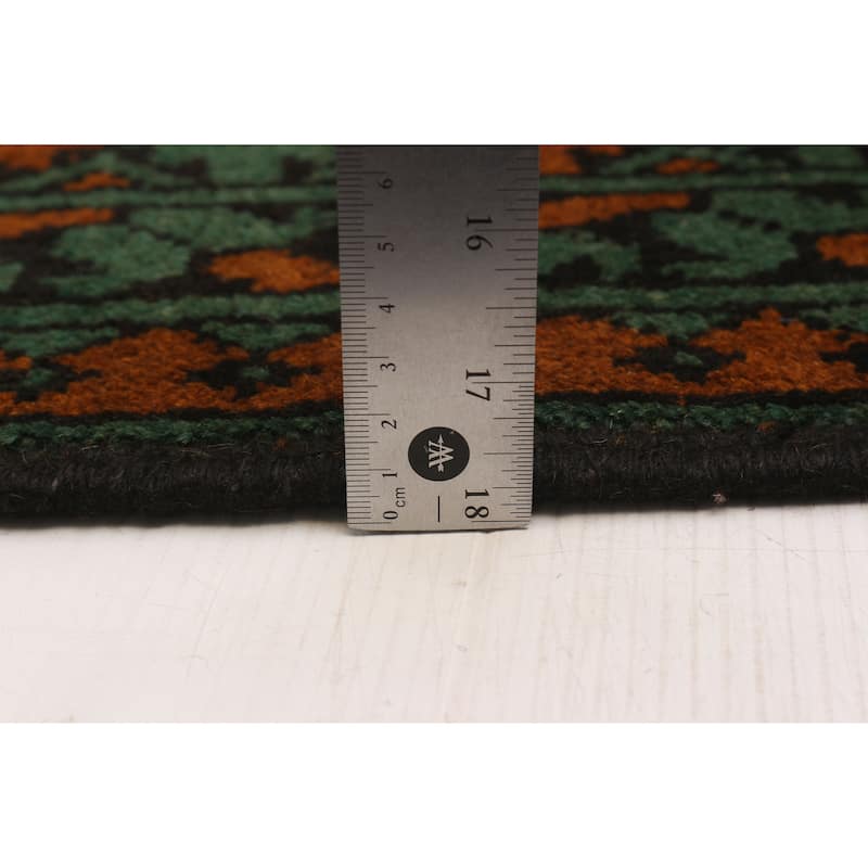 ECARPETGALLERY Hand-knotted Uzbek Kargahi Brown Wool Rug - 5'2 x 7'11