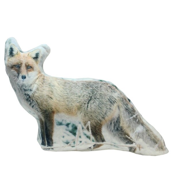 16 3 Winter S Beauty Inquisitive Red Fox In Snow Covered Woods Throw Pillow