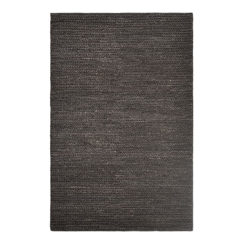 Overton Handmade Modern Contemporary Solid Area Rug