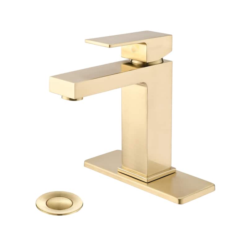 Bathroom Single Hole Basin Tap Lever Sink Chrome Vessel Faucet