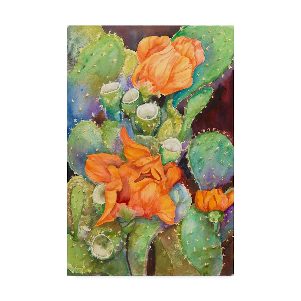 Joanne Porter 'Desert Blooms' Canvas Art