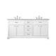 preview thumbnail 3 of 8, Elegant Lighting VF15072D Americana 72" Free Standing Double Basin White - Painted