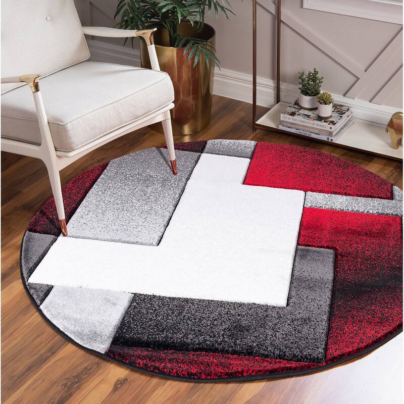 Orelsi Collection Abstract Area Rug