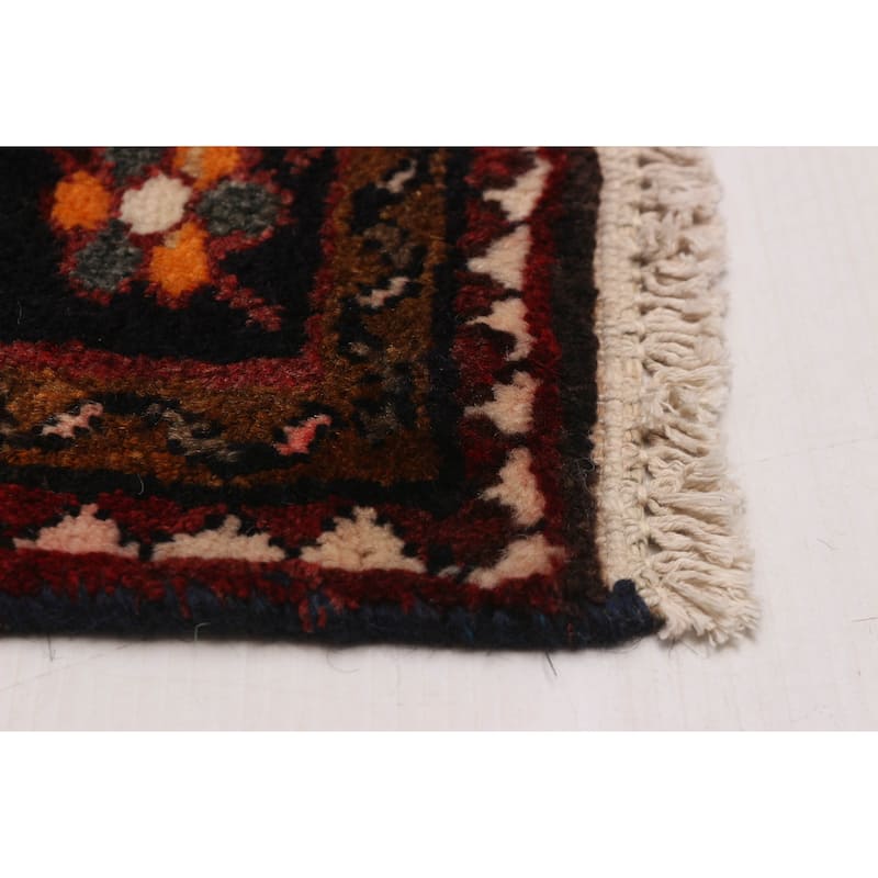 ECARPETGALLERY Hand-knotted Andelz Red Wool Rug - 3'3 x 10'6