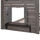 preview thumbnail 12 of 46, Twin Over Twin Bunk Bed Wood Bed with Slide and Ladder