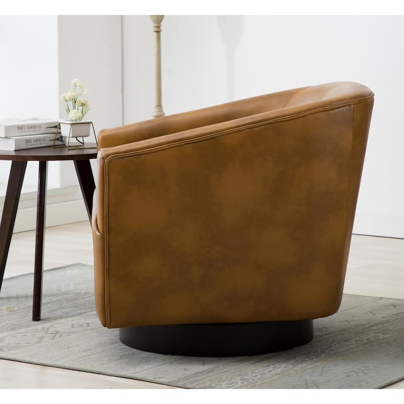 Gilbert Wood Base Swivel Chair by Greyson Living