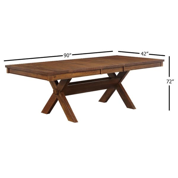 Apollo Dining Table in Walnut - Bed Bath & Beyond - 38244765